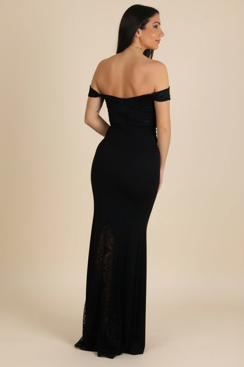 Vestido Largo Encaje - Imagen 3