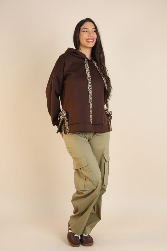 Sudadera Cordones Print