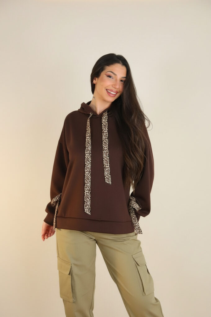 Sudadera Cordones Print