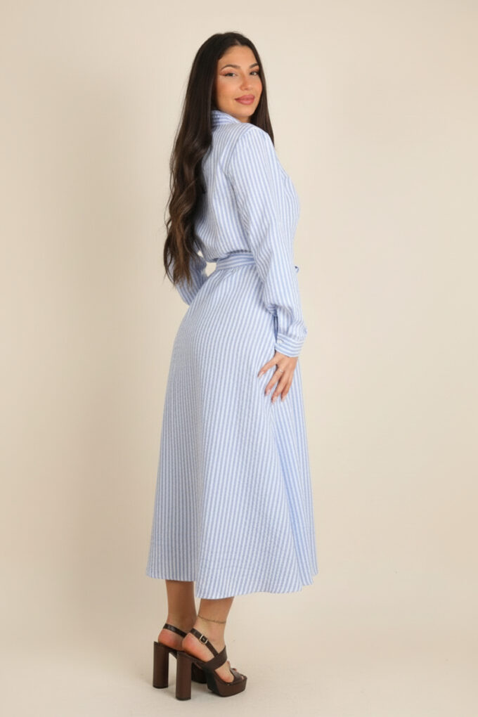 Vestido Camisero Rayas