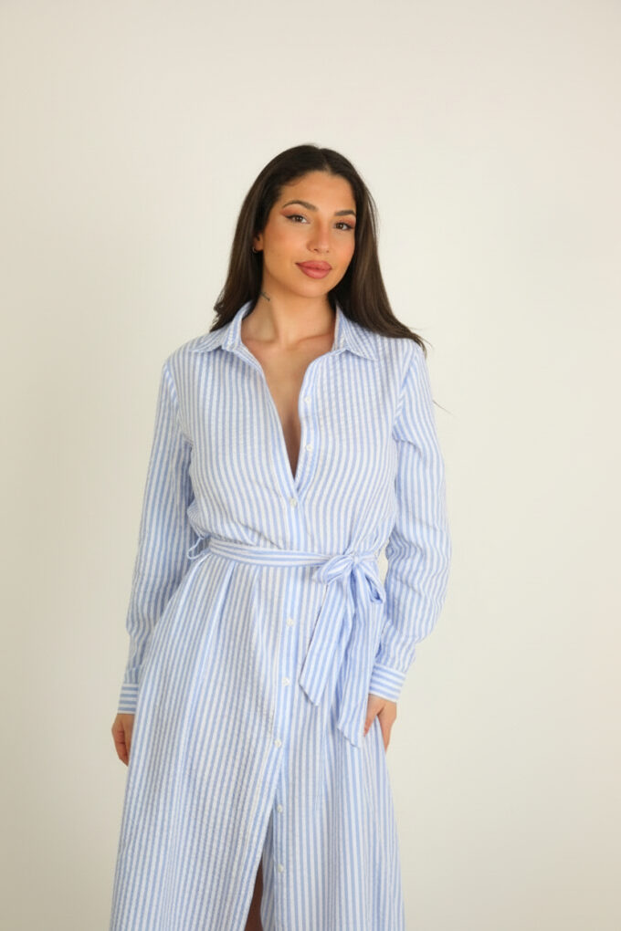 Vestido Camisero Rayas