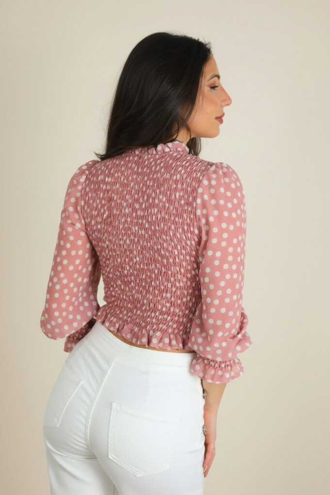 Blusa Fruncida Gasa