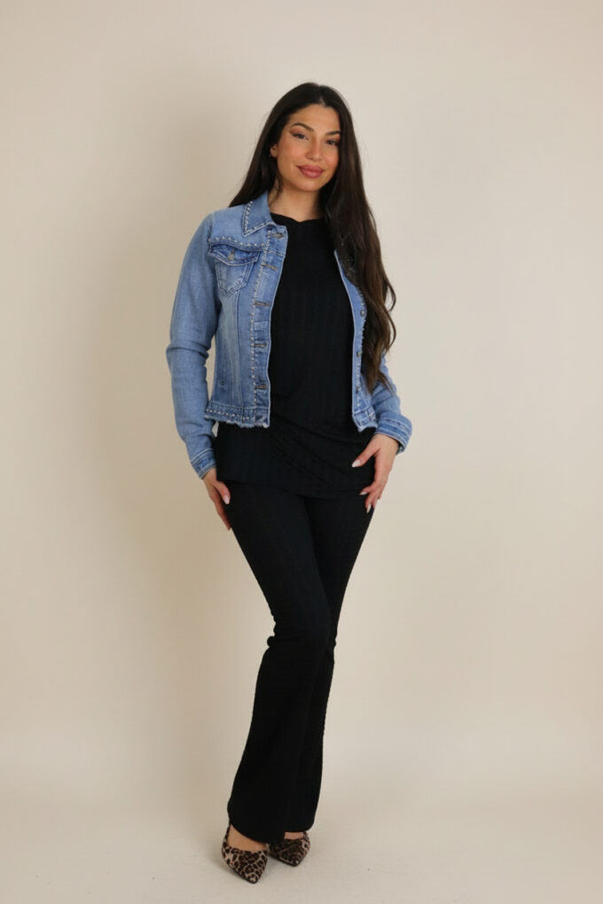 Chaqueta Vaquera Tachuelas