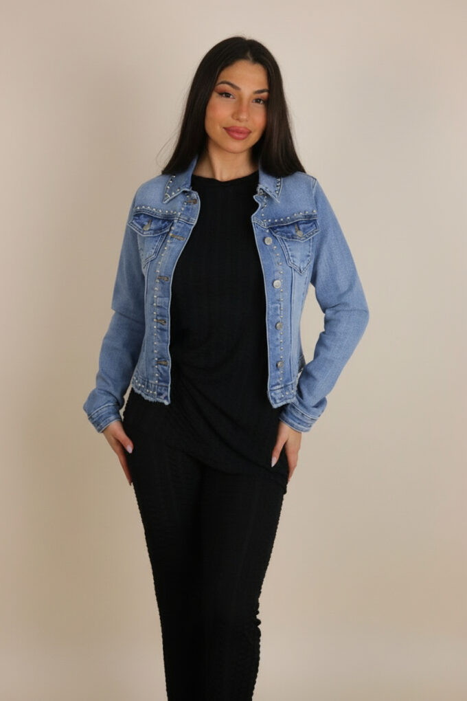 Chaqueta Vaquera Tachuelas