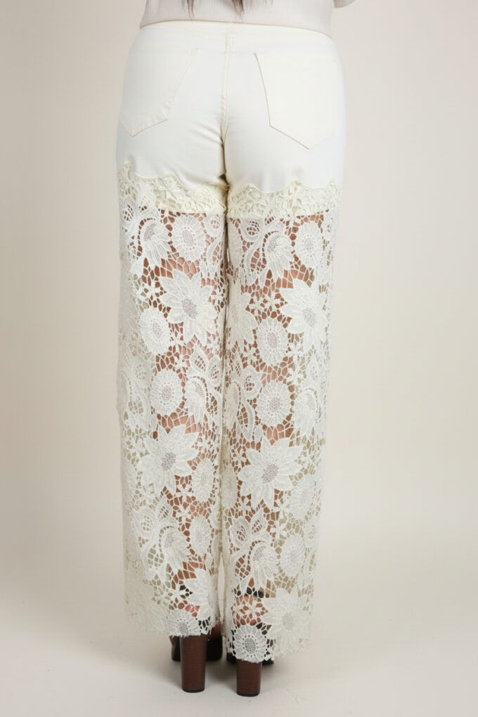 Vaquero Wide Leg Croché