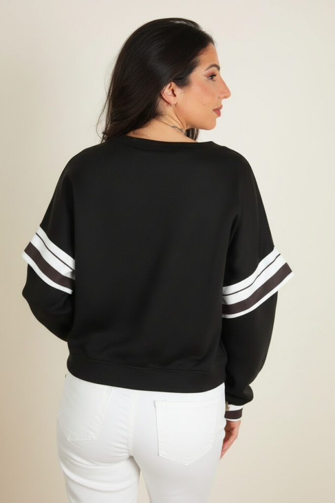 Sudadera Mangas Rayas