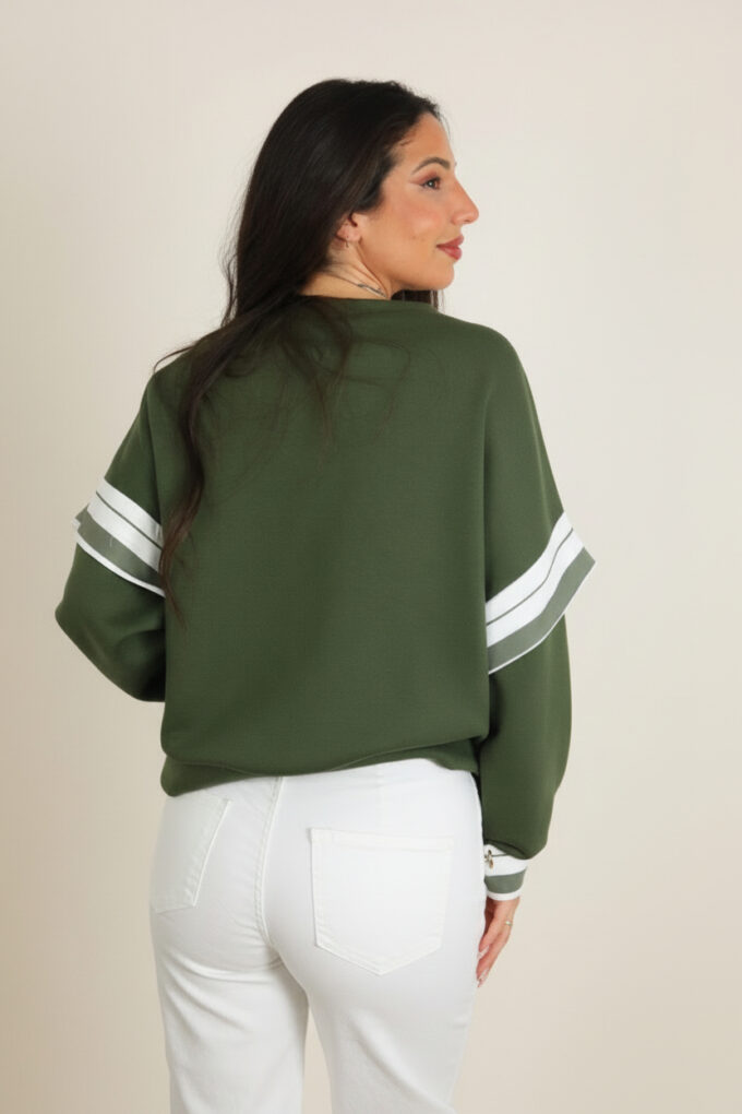 Sudadera Mangas Rayas