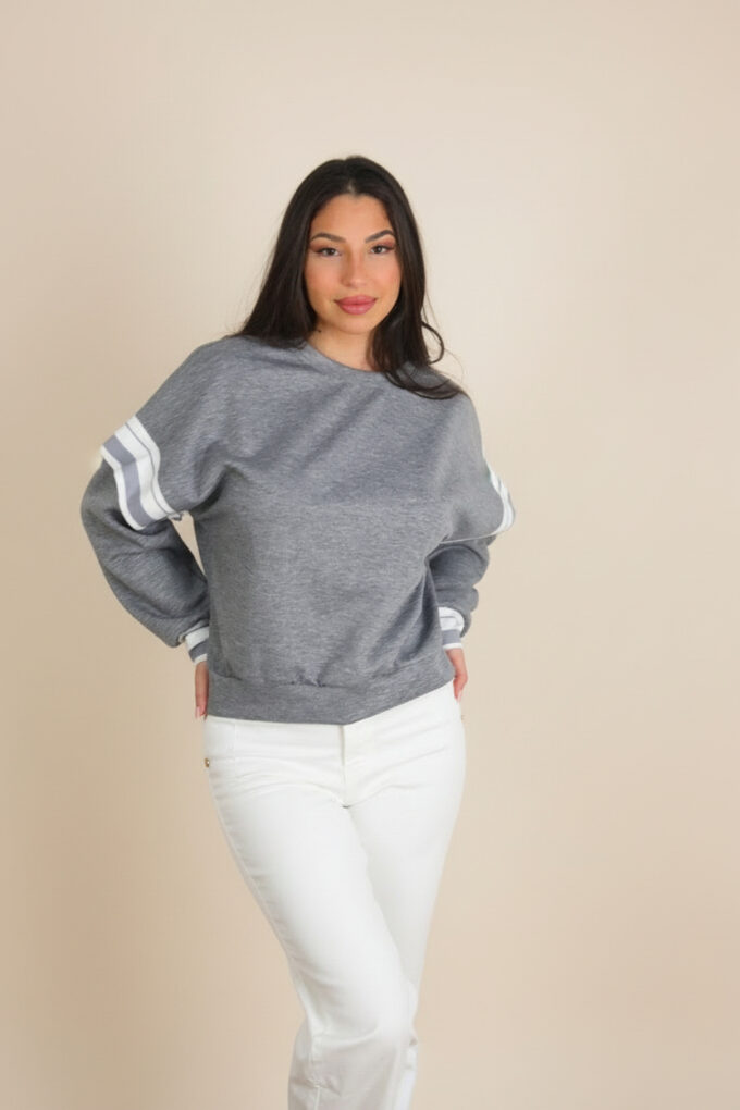 Sudadera Mangas Rayas