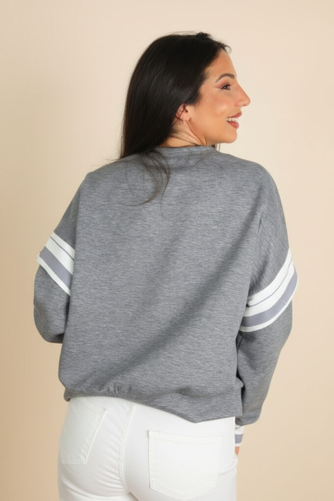 Sudadera Mangas Rayas