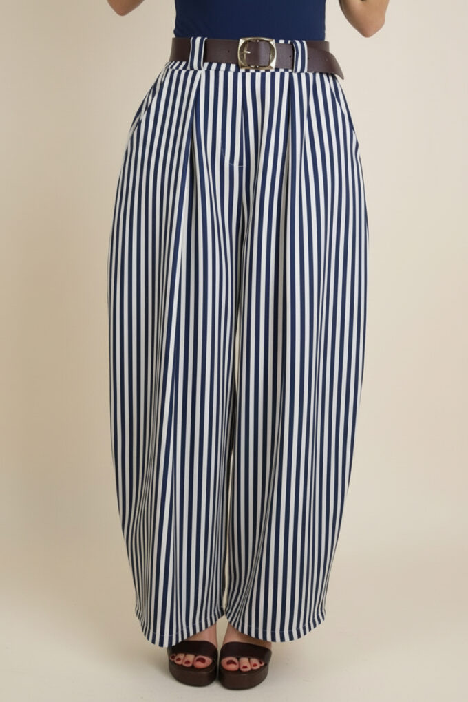 Pantalon Ancho Rayas