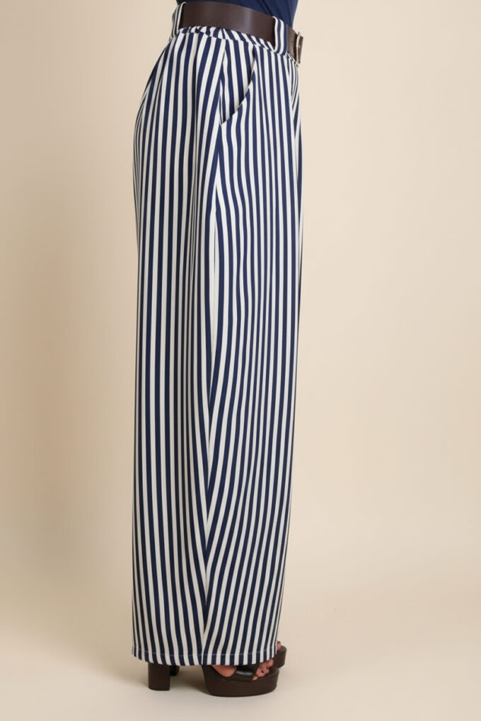 Pantalon Ancho Rayas