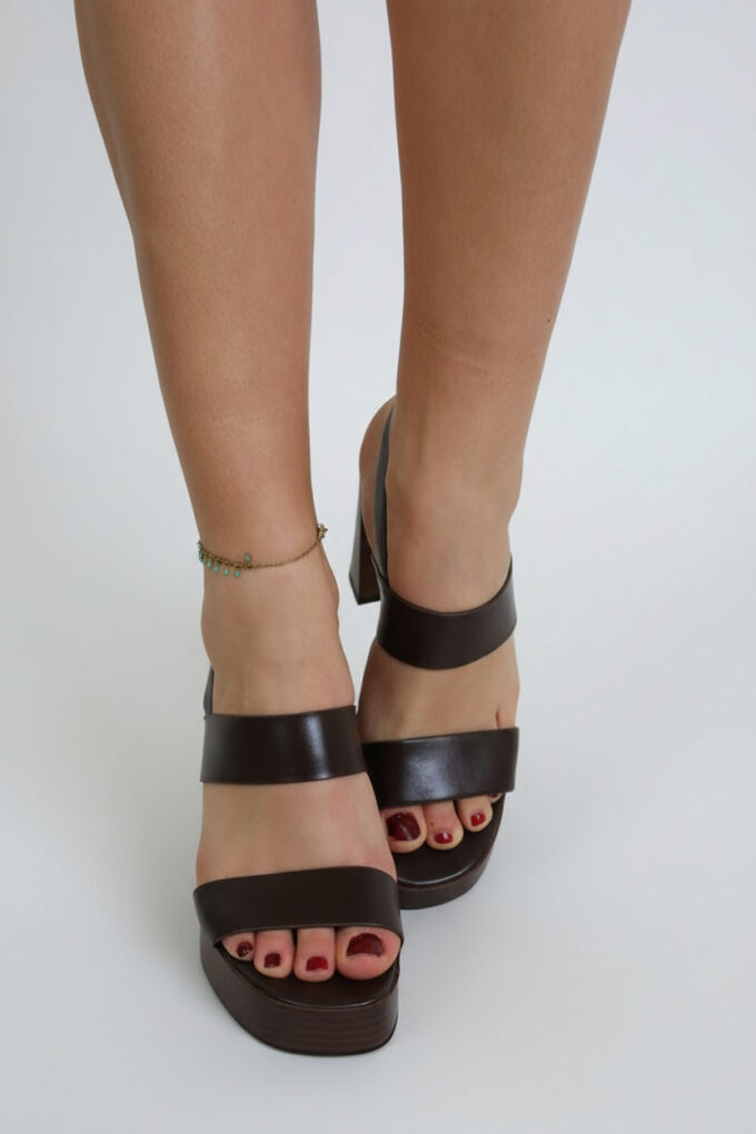 Tacón Plataforma Tiras