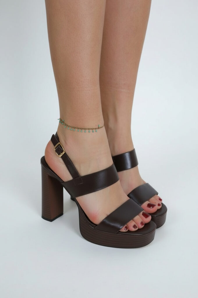Tacón Plataforma Tiras
