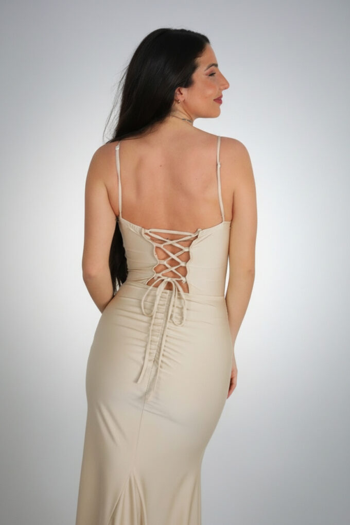 Vestido Corsé Pliegues