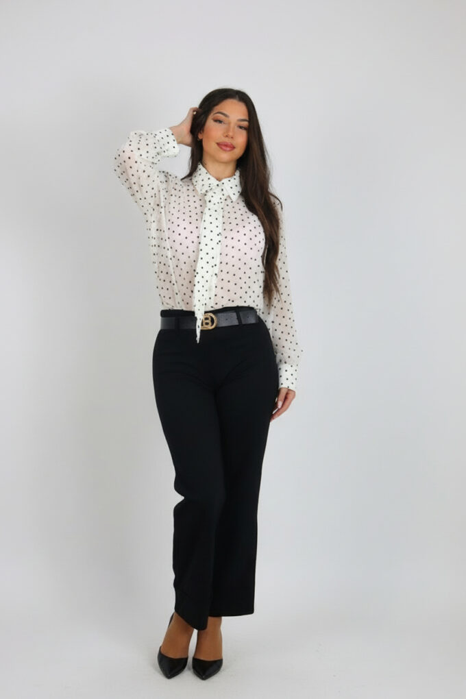 Pantalon Tiro Alto Dobladillo