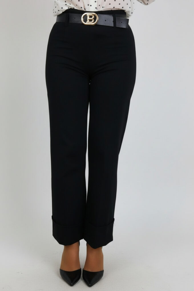 Pantalon Tiro Alto Dobladillo