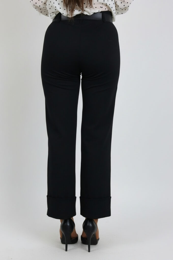 Pantalon Tiro Alto Dobladillo