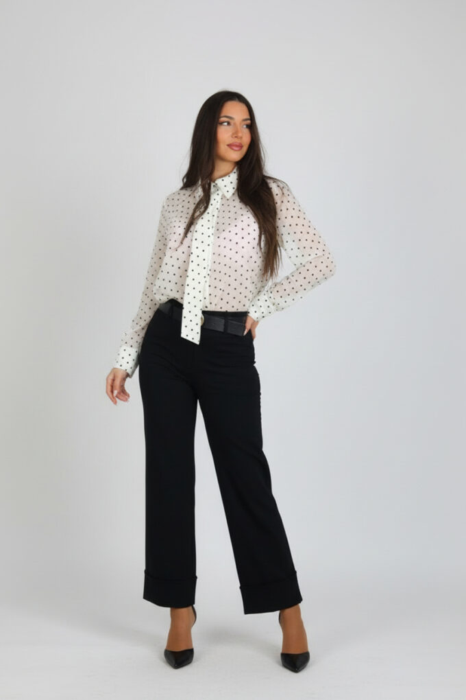 Pantalon Tiro Alto Dobladillo