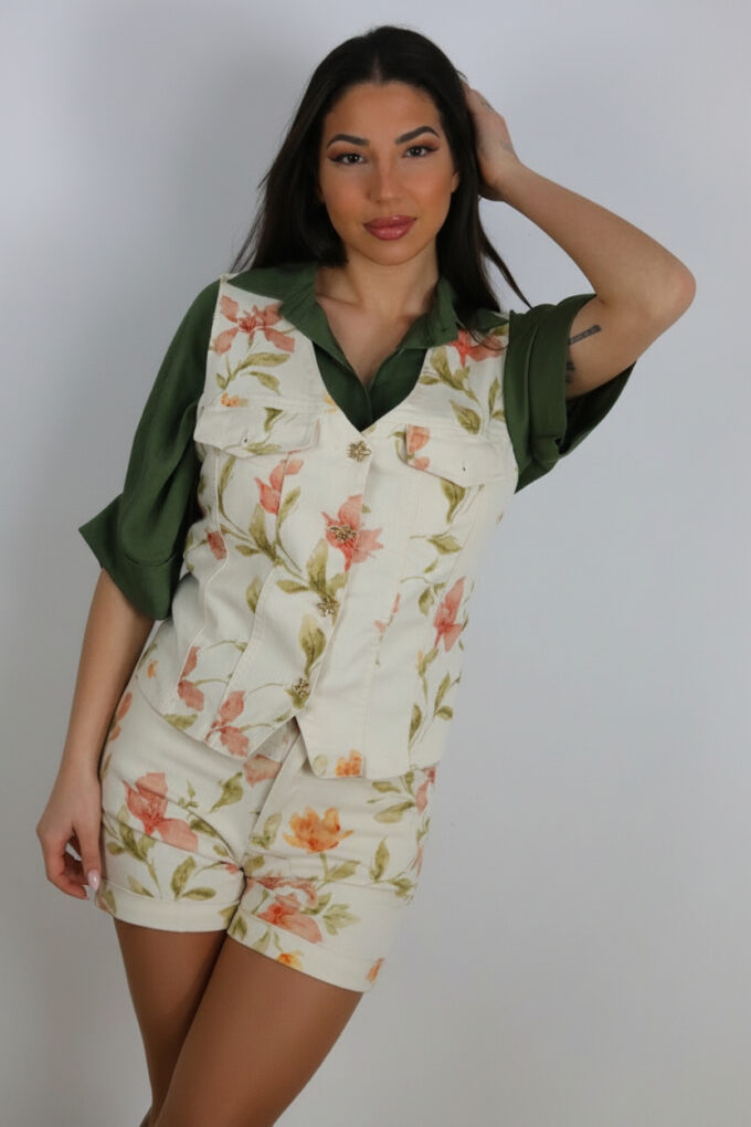 Chaleco Vaquero Estampado