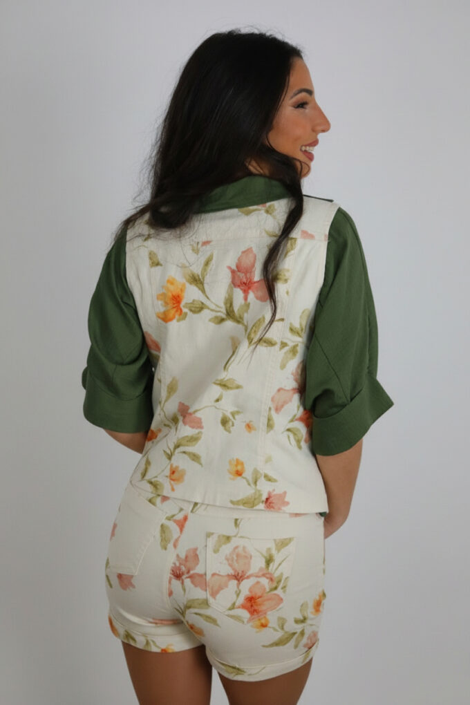 Chaleco Vaquero Estampado