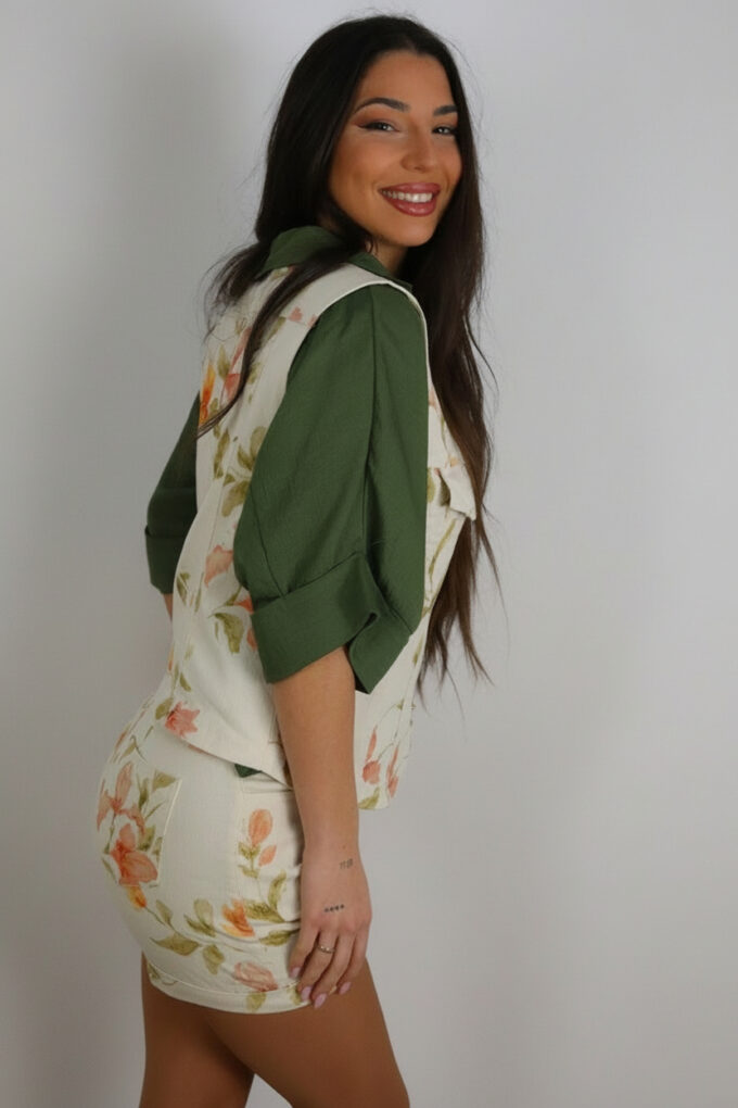 Chaleco Vaquero Estampado