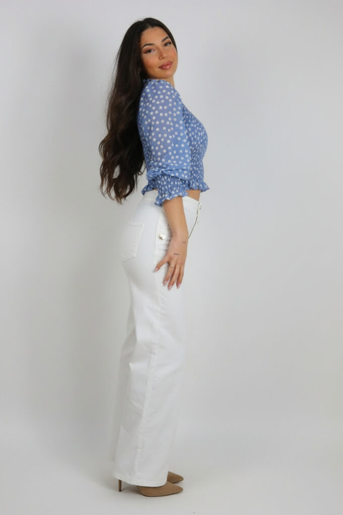 Vaquero Tiro Alto Botones