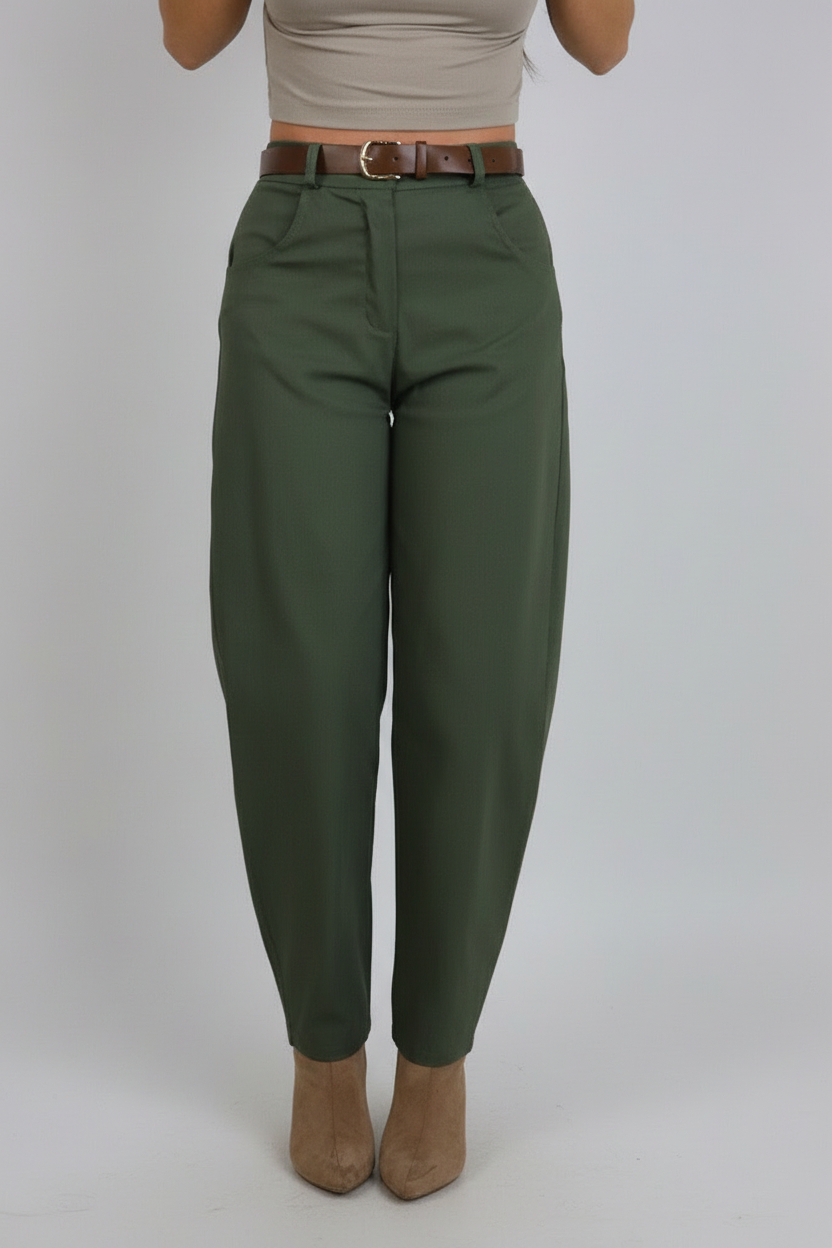 Pantalon Balloon Cinturón - Imagen 23