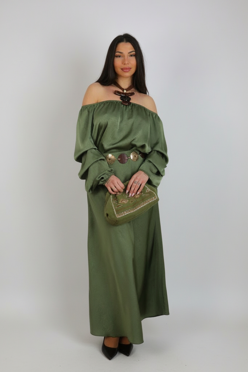 Falda Larga Satén - Imagen 3