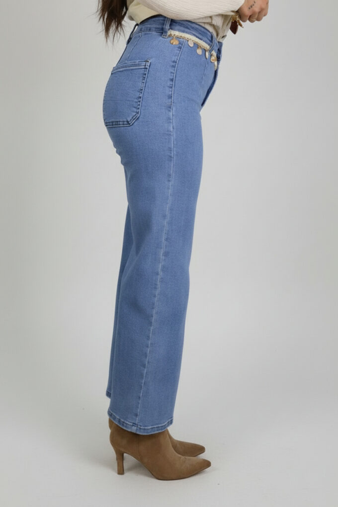 Vaquero Cintura Conchas