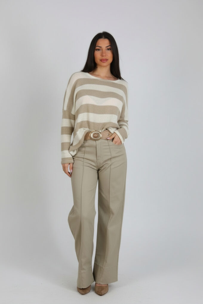 Vaquero Wide Leg Costura