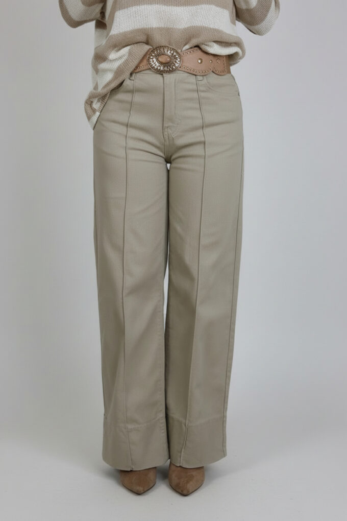 Vaquero Wide Leg Costura