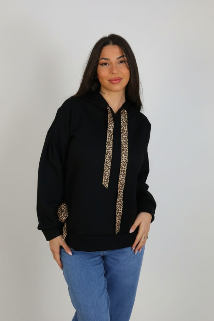 Sudadera Cordones Print