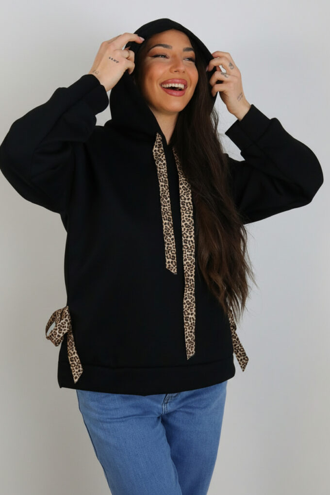 Sudadera Cordones Print