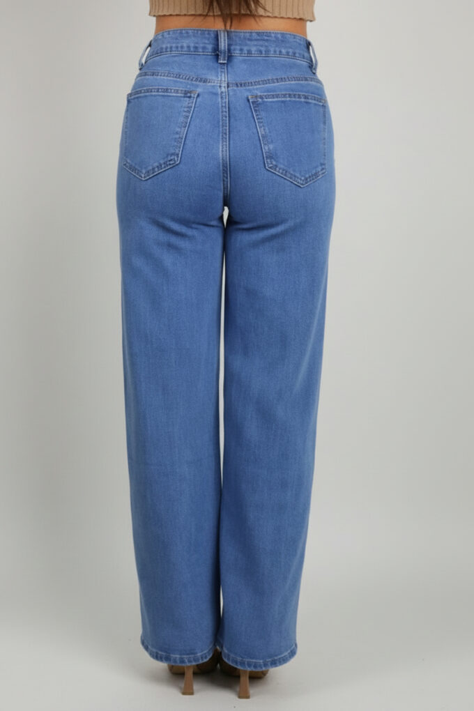 Vaquero Wide Leg Bordado