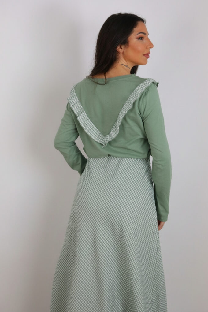 Camiseta Volantes Cuadros