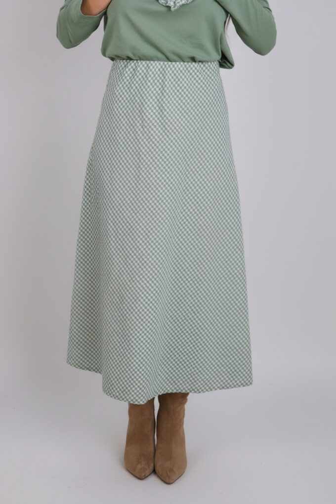 Falda Larga Cuadros