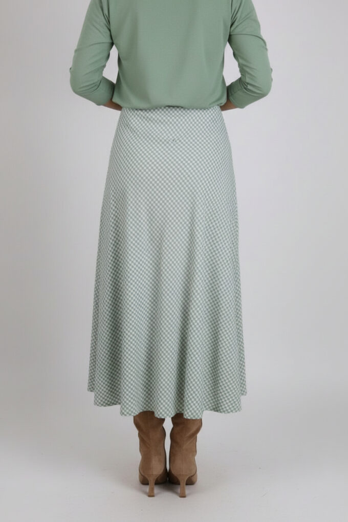 Falda Larga Cuadros