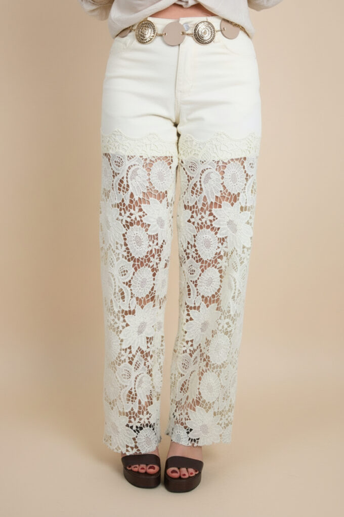 Vaquero Wide Leg Croché