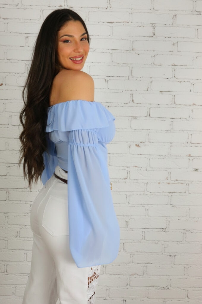 Top Blusa Gasa