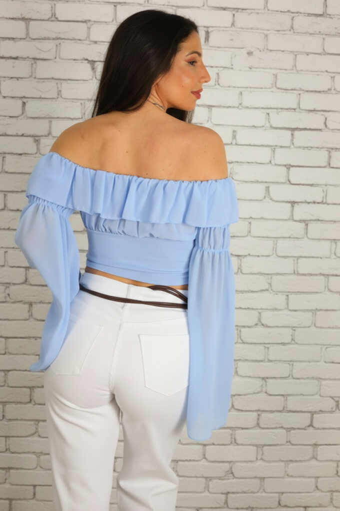 Top Blusa Gasa