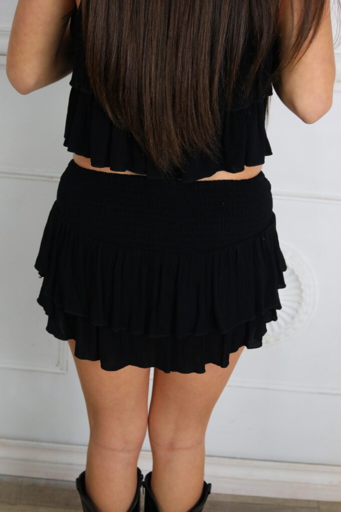 Falda Volantes Tachuelas