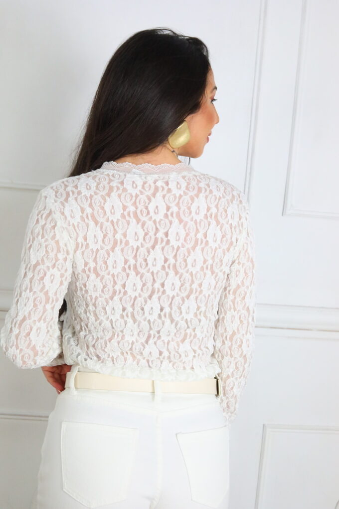 Camiseta Cruce Encaje