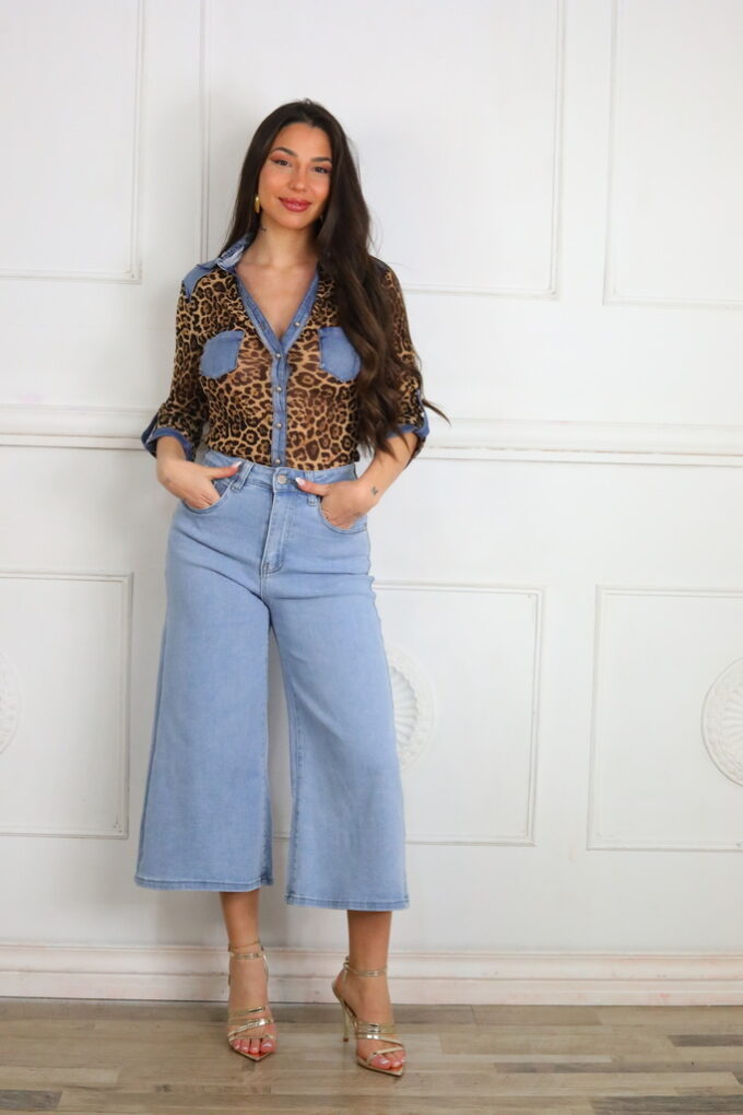 Vaquero Wide Leg Corto