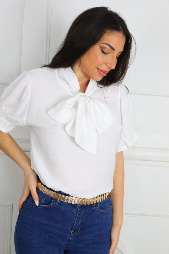 Blusa Símil Lino Lazo