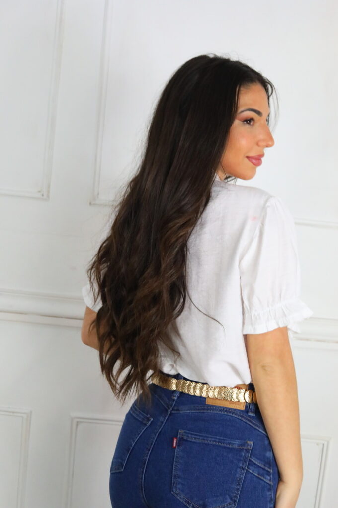 Blusa Símil Lino Lazo