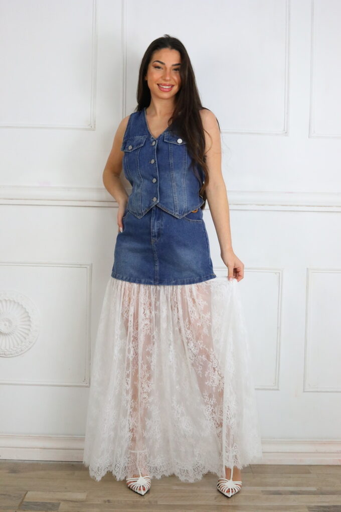 Conjunto Vaquero Encaje