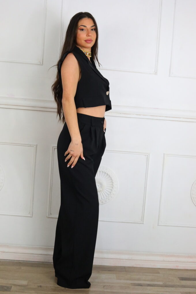 Traje Chaleco Botón