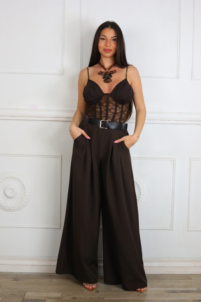 Pantalon Pinzas Cinturón - Imagen 6