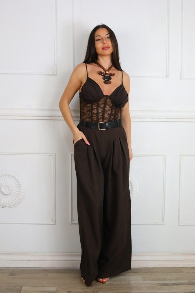 Pantalon Pinzas Cinturón