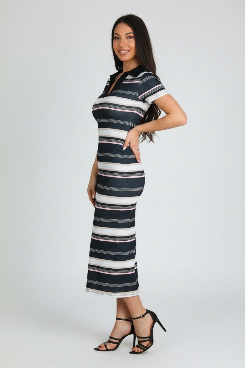 Vestido Polo Canalé